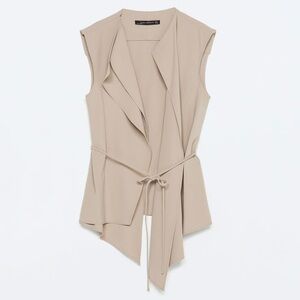 ZARA DRAPED WAISTCOAT / VEST ⏳
